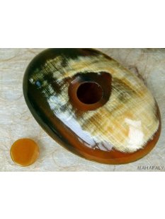 Horn Menage 100 x 65 mm im Set Salz + Pfeffer oval  Code G