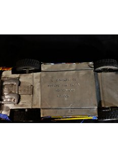 Porsche 911 Targa aus bunten Werbedosen M 1:10  L 50 cm