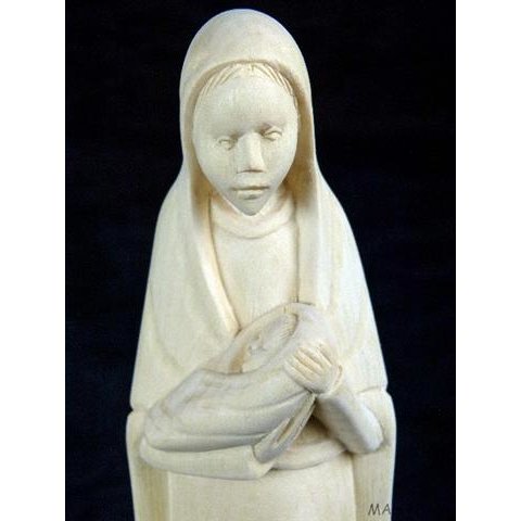 Skulptur Maria mit Kind 15 cm = Code D