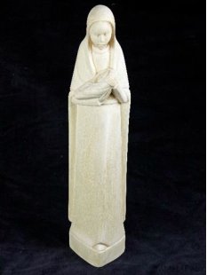 Skulptur Maria mit Kind 15 cm = Code D