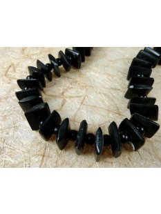 Hornkette Hantasaku schwarz poliert 60 cm = Code E