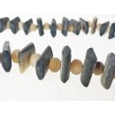 Hornkette Hantasaku grau matt geschliffen 60 cm