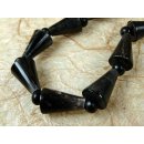 Hornkette Harenaso schwarz poliert 60 cm - 80 % reduziert