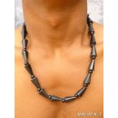 Hornkette Harenaso schwarz poliert 60 cm - 80 % reduziert