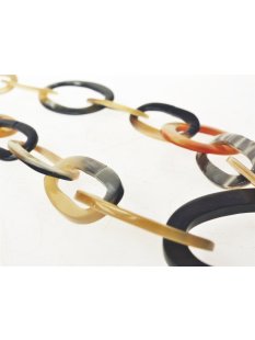 Horn Gliederkette Rivo3 poliert 90 cm L&auml;nge...