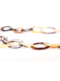 Horn Gliederkette Rivo3 poliert 90 cm L&auml;nge ver&auml;nderlich