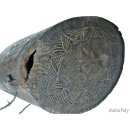 AF23 Zafimaniry Reisbeh&auml;lter Artefakt der Betsileo 40 cm ca. 1960