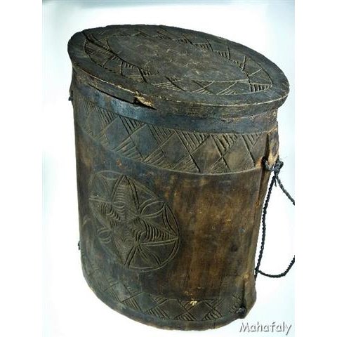 Zafimaniry Reisbeh&auml;lter Artefakt der Betsileo 40 cm. AF25