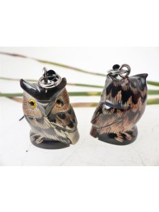 Schl&uuml;sselanh&auml;nger mit Schnur Waldohreule = Code...