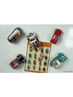 Magnetautos K&uuml;hlschrankmagnet  Porsche 550 Spyder 6 cm = Code A