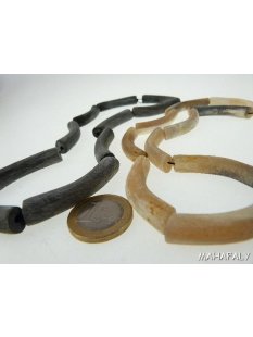 Hornperlen. Tubus L 45 Strang 10 St&uuml;ck  Code F