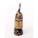 Hornfigur Schleiereule an Baum = Code D  9 cm