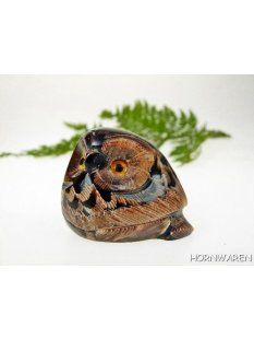 Hornfigur Schleiereule kauernd = Code B  5 cm