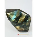 LA02 Labradorit Madagaskar  polychrom Freeform poliert 790 g