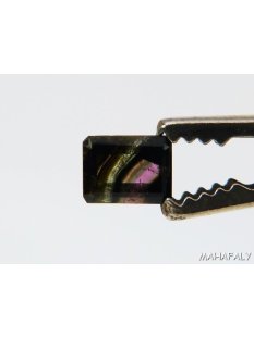 T114 polychromer Madagaskar Turmalin facettiert. 1,25 Carat.