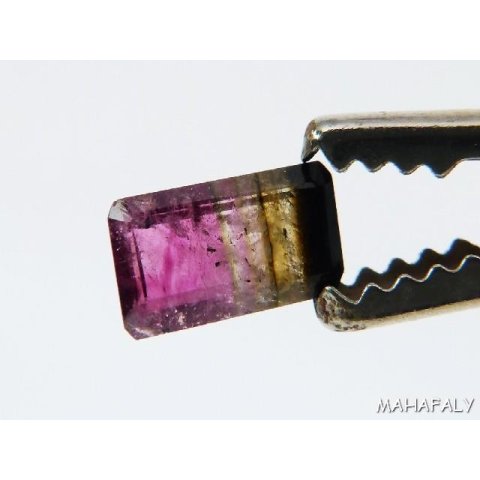 T122 polychromer Madagaskar Turmalin facettiert. 1,4 Carat.