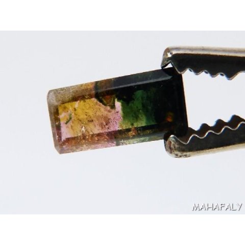 T126 polychromer Madagaskar Turmalin facettiert. 2,25 Carat.