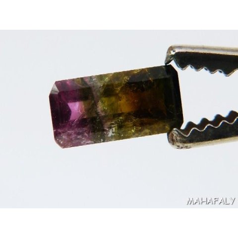 T127 polychromer Madagaskar Turmalin facettiert. 2,65 Carat.