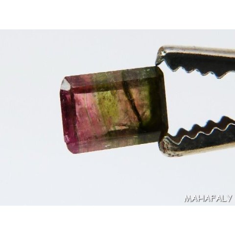 T133 polychromer Madagaskar Turmalin facettiert. 2,05 Carat.