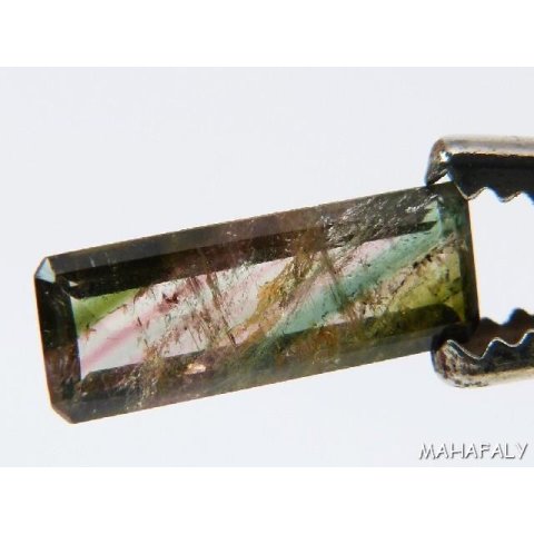 T151 polychromer Madagaskar Turmalin facettiert. 3,60 Carat.