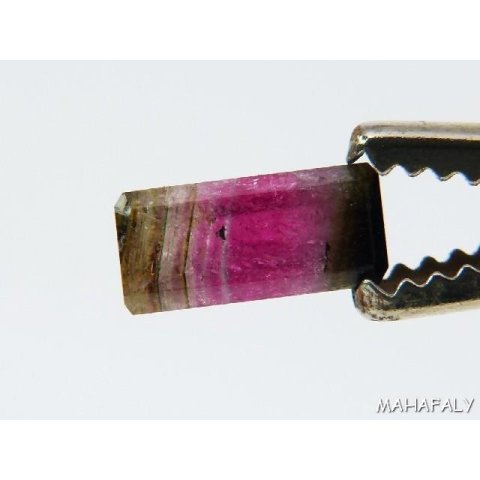 T158 polychromer Madagaskar Turmalin facettiert. 2,25 Carat.