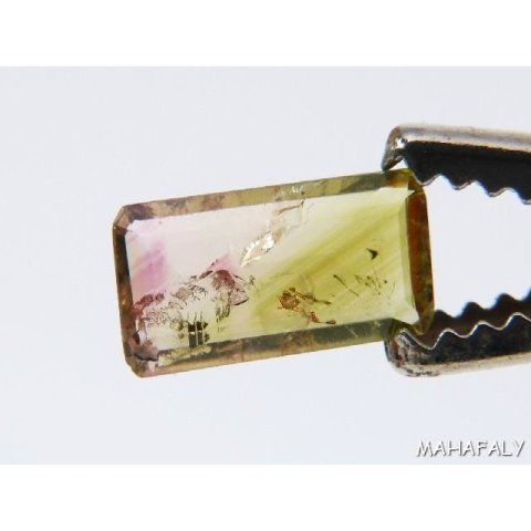 T163 polychromer Madagaskar Turmalin facettiert. 2,10 Carat.