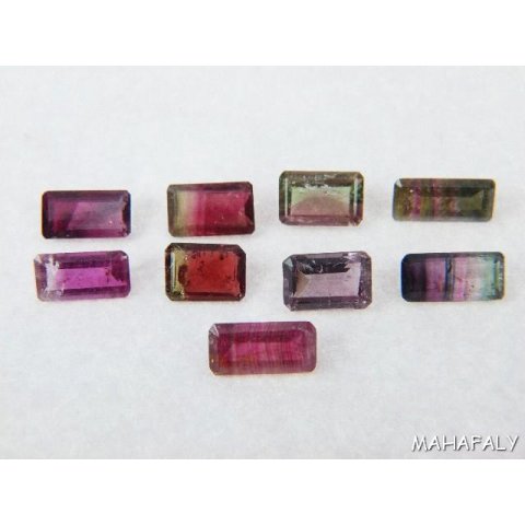 polychrome Madagaskar Turmaline facettiert im LOT. 14,50 Carat. TL408