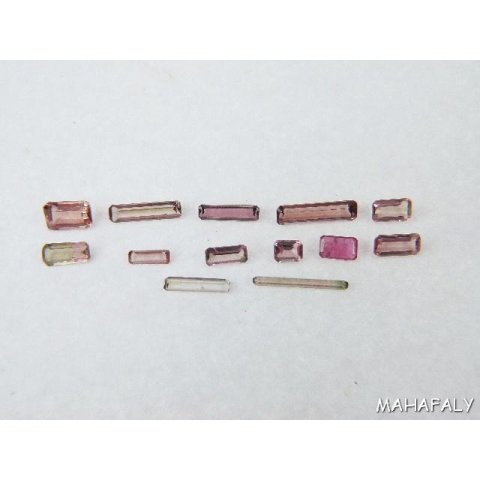 polychrome Madagaskar Turmaline facettiert im LOT. 7,20 Carat. TL445