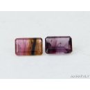 polychrome Madagaskar Turmaline facettiert im PAAR. 4,10 Carat. TP68, 69