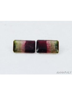 polychrome Madagaskar Turmaline facettiert im PAAR. 3,90...
