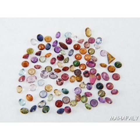 polychrome Madagaskar Turmaline facettiert im LOT. 50,00 Carat. TFL472