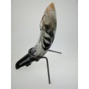 Hornfigur Maske und Trinkhorn. ETHNO 29 cm = Code E