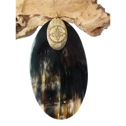 Horn Anh&auml;nger Rova oval  10 x15 cm = Code H