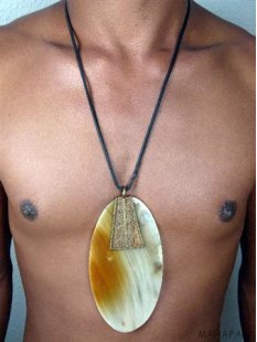 Horn Anh&auml;nger Rova oval  10 x15 cm = Code H