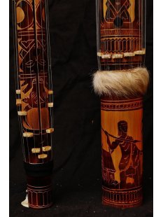 Zupfinstrument Valiha Einfachsaiten Gr&ouml;&szlig;e GM 60 - 65 cm = Code J