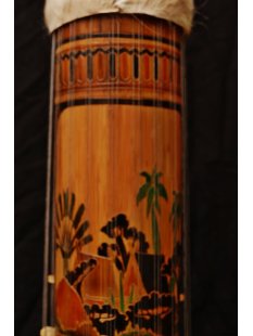 Zupfinstrument Valiha Einfachsaiten Gr&ouml;&szlig;e GM 60 - 65 cm = Code J