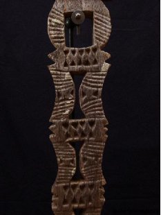 AL117 original AloAlo Grabstele der Sakalava oder Mahafaly antik 2 Totenv&ouml;gel 140 cm ca. 1920