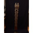 AL117 original AloAlo Grabstele der Sakalava oder Mahafaly antik 2 Totenv&ouml;gel 140 cm ca. 1920