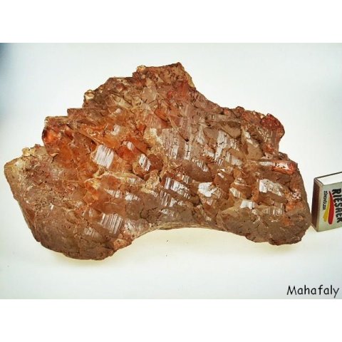 KS21 Riesen Babylon Stufe Madagaskar H&auml;matit Quarz 6850 g 18 x 15 x 10 cm