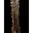 AL51 original AloAlo Grabstele der Mahafaly antik Marsmensch 165 cm ca. 1920