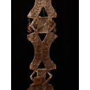 AL54 original AloAlo Grabstele der Mahafaly antik Freundespaar 155 cm ca. 1920