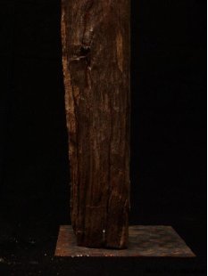 AL48 original AloAlo Grabstele der Mahafaly antik 3 M&auml;nner 200 cm ca. 1930