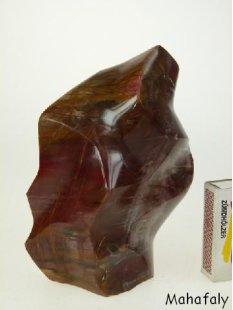 SHS16 Skulptur versteinertes Holz 1705 g