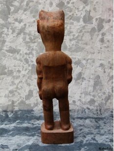 MF131 Skulptur der Bara Zwitterwesen 1960 Palisanderholz 40 cm