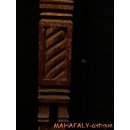 AL47 AloAlo Sakalava Grabpfosten 1970  echt Palisanderholz = 125 cm