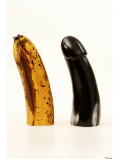 Horn Phallusskulptur und Dildo 12 bis 15 cm = Code B...
