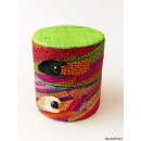 Raphia Drehbox 1 Fach 10 cm im Farbmix = Code B