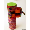 Raphia Drehbox 1 Fach 10 cm im Farbmix = Code B