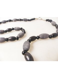 Hornkette Konstanze grau matt 65 cm = Code G