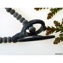 Hornkette Harigaso grau matt 65 cm = Code H